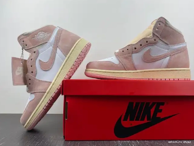 Rep Retro (Women's) Air FD2596-600 High OG Washed Jordan 1 Pink 0501